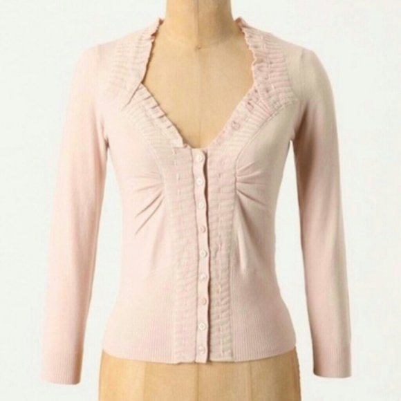 Anthropologie Sweaters - Anthropologie Cardigan Pink. Size Small